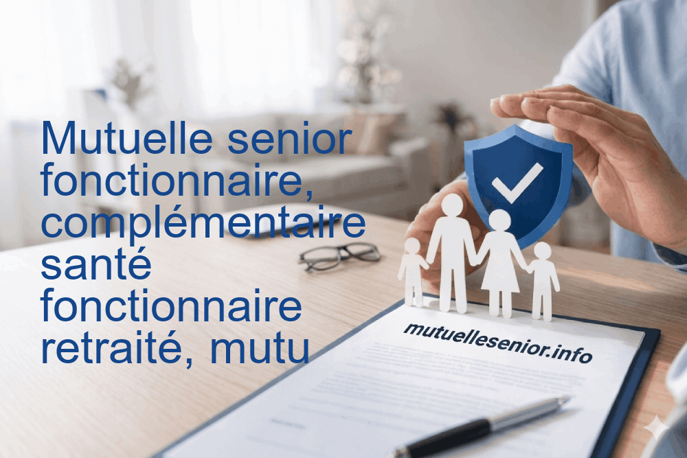 Mutuelle senior fonctionnaire, complémentaire santé fonctionnaire retraité, mutuelle retraité secteur public