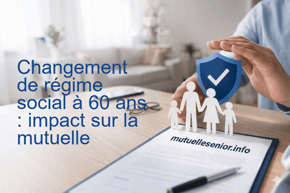 Changement de régime social à 60 ans : impact sur la mutuelle