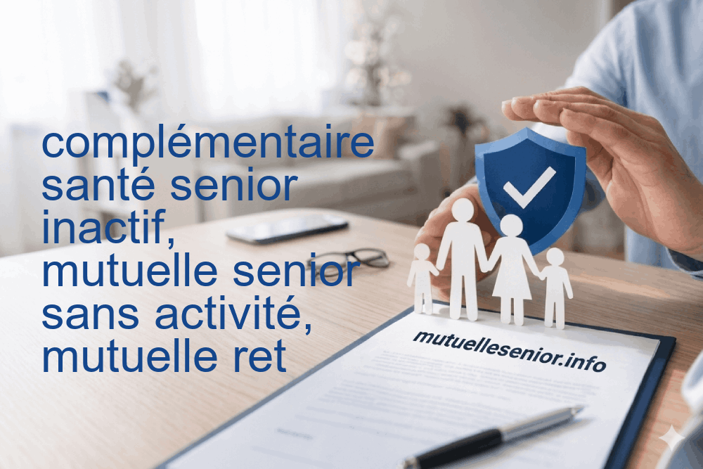complémentaire santé senior inactif, mutuelle senior sans activité, mutuelle retraité inactif
