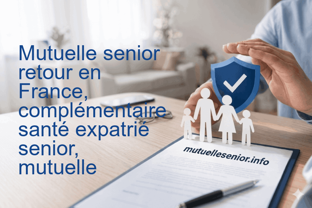 Mutuelle senior retour en France, complémentaire santé expatrié senior, mutuelle retraité expatrié