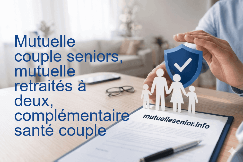 Mutuelle couple seniors, mutuelle retraités à deux, complémentaire santé couple retraité