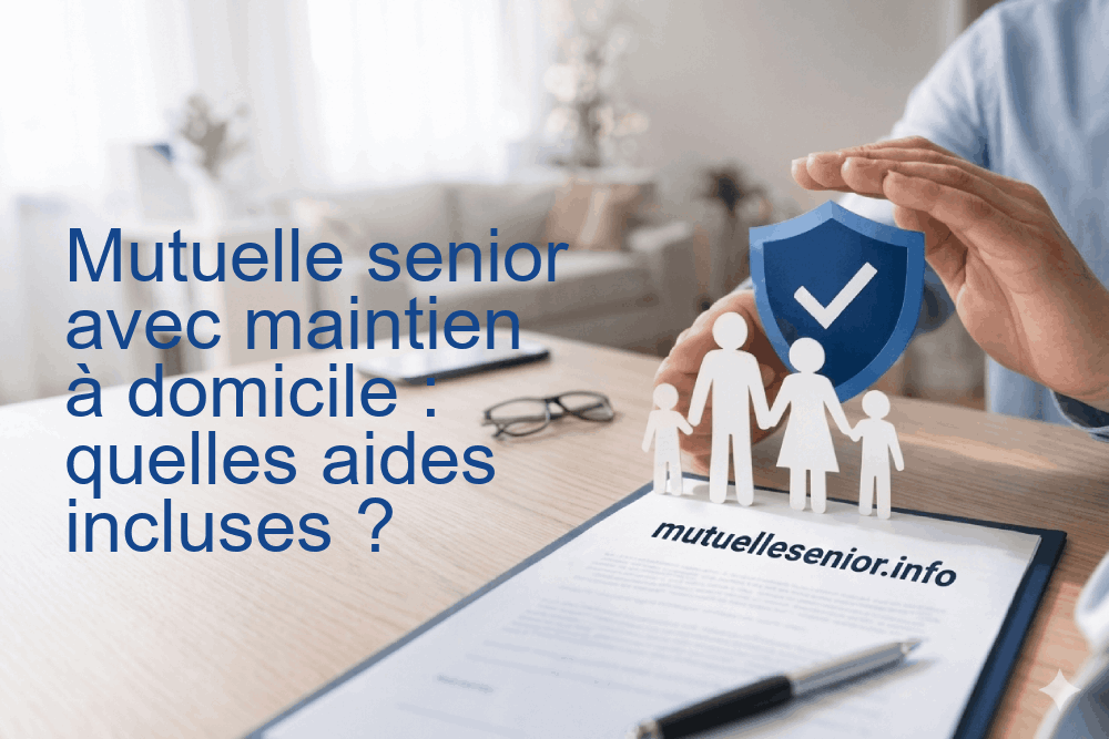 Mutuelle senior avec maintien à domicile : quelles aides incluses ?