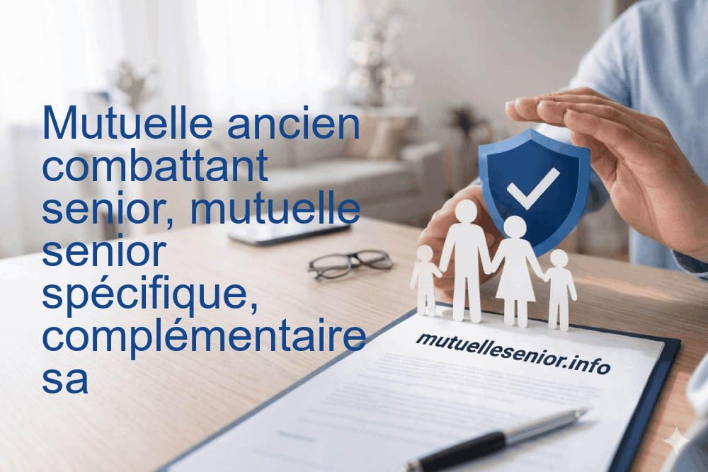 Mutuelle ancien combattant senior, mutuelle senior spécifique, complémentaire santé anciens combattants
