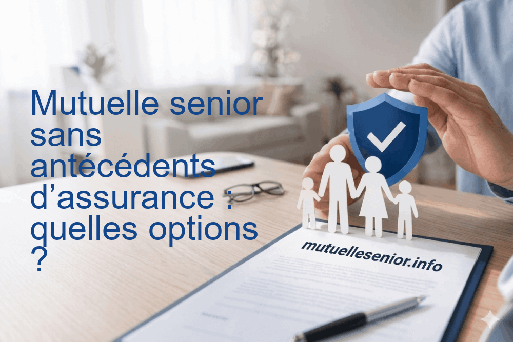 Mutuelle senior sans antécédents d’assurance : quelles options ?