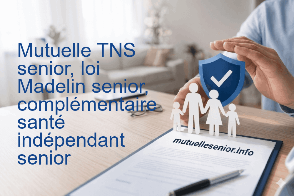 Mutuelle TNS senior, loi Madelin senior, complémentaire santé indépendant senior