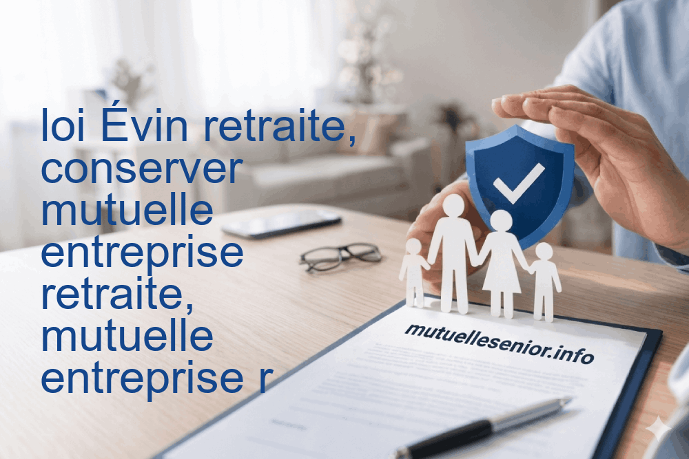 loi Évin retraite, conserver mutuelle entreprise retraite, mutuelle entreprise retraité